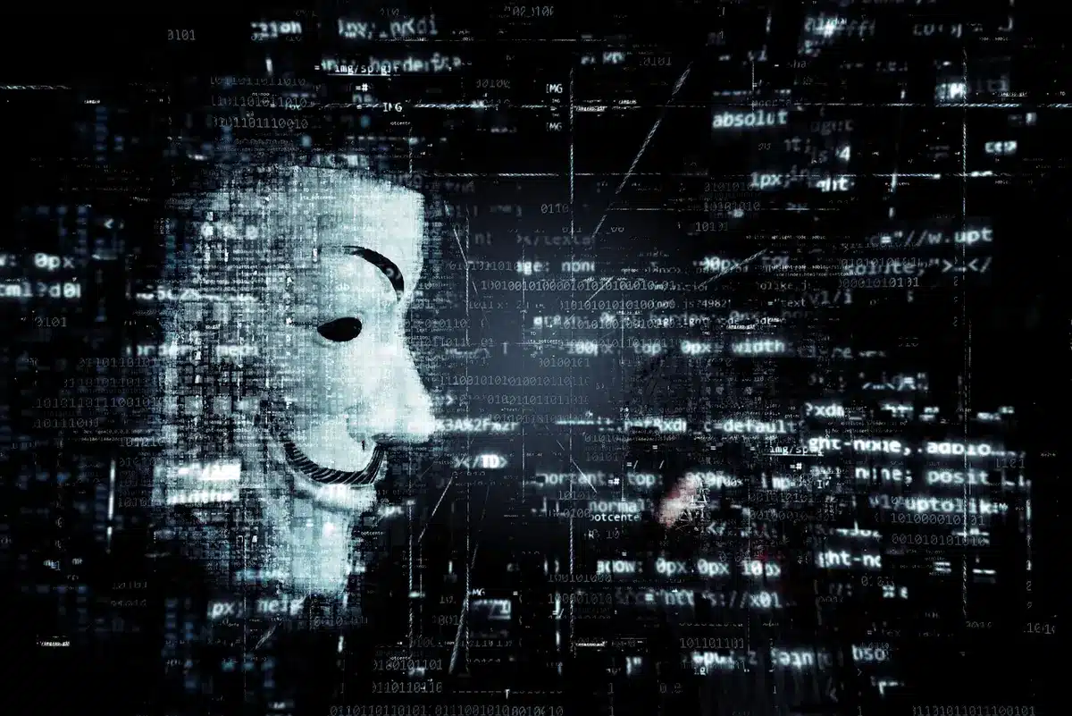 Écran d'ordinateur affichant un processus de vérification d'identité sécurisée