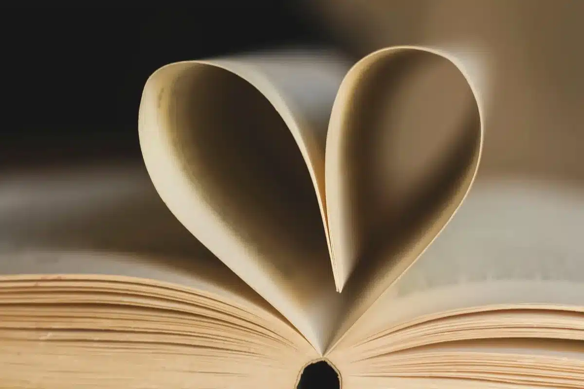 Sélection de livres disposés avec objets évoquant les saisons
